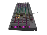 KLAWIATURA DLA GRACZY GENESIS THOR 303 US PODŚWIETLENIE RGB MECHANICZNA BROWN SWITCH CZARNA HOT SWAP