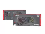 KLAWIATURA DLA GRACZY GENESIS THOR 303 US PODŚWIETLENIE RGB MECHANICZNA RED SWITCH CZARNA HOT SWAP