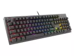 KLAWIATURA DLA GRACZY GENESIS THOR 303 US PODŚWIETLENIE RGB MECHANICZNA RED SWITCH CZARNA HOT SWAP