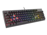 KLAWIATURA DLA GRACZY GENESIS THOR 303 US PODŚWIETLENIE RGB MECHANICZNA RED SWITCH CZARNA HOT SWAP