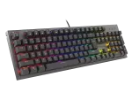 KLAWIATURA DLA GRACZY GENESIS THOR 303 US PODŚWIETLENIE RGB MECHANICZNA RED SWITCH CZARNA HOT SWAP