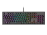 KLAWIATURA DLA GRACZY GENESIS THOR 303 US PODŚWIETLENIE RGB MECHANICZNA RED SWITCH CZARNA HOT SWAP