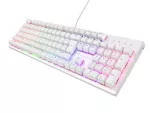 KLAWIATURA DLA GRACZY GENESIS THOR 303 US PODŚWIETLENIE RGB MECHANICZNA SILENT SWITCH BIAŁA HOT SWAP