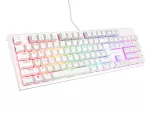 KLAWIATURA DLA GRACZY GENESIS THOR 303 US PODŚWIETLENIE RGB MECHANICZNA SILENT SWITCH BIAŁA HOT SWAP