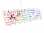KLAWIATURA DLA GRACZY GENESIS THOR 303 US PODŚWIETLENIE RGB MECHANICZNA SILENT SWITCH BIAŁA HOT SWAP