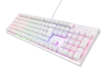 KLAWIATURA DLA GRACZY GENESIS THOR 303 US PODŚWIETLENIE RGB MECHANICZNA SILENT SWITCH BIAŁA HOT SWAP