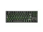 KLAWIATURA DLA GRACZY GENESIS THOR 404 TKL DE PODŚWIETLENIE RGB MECHANICZNA CZARNA KAILH BOX BROWN
