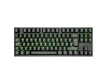 KLAWIATURA DLA GRACZY GENESIS THOR 404 TKL DE PODŚWIETLENIE RGB MECHANICZNA CZARNA KAILH BOX BROWN