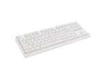 KLAWIATURA DLA GRACZY GENESIS THOR 404 TKL US PODŚWIETLENIE RGB MECHANICZNA BIAŁA GATERON YELLOW PRO