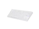 KLAWIATURA DLA GRACZY GENESIS THOR 404 TKL US PODŚWIETLENIE RGB MECHANICZNA BIAŁA GATERON YELLOW PRO