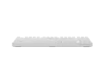 KLAWIATURA DLA GRACZY GENESIS THOR 404 TKL US PODŚWIETLENIE RGB MECHANICZNA BIAŁA GATERON YELLOW PRO