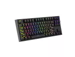 KLAWIATURA DLA GRACZY GENESIS THOR 404 TKL US PODŚWIETLENIE RGB MECHANICZNA CZARNA KAILH BOX BROWN