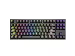 KLAWIATURA DLA GRACZY GENESIS THOR 404 TKL US PODŚWIETLENIE RGB MECHANICZNA CZARNA KAILH BOX BROWN