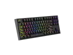 KLAWIATURA DLA GRACZY GENESIS THOR 404 TKL US PODŚWIETLENIE RGB MECHANICZNA CZARNA KAILH BOX BROWN