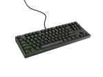 KLAWIATURA DLA GRACZY GENESIS THOR 404 TKL US PODŚWIETLENIE RGB MECHANICZNA CZARNA KAILH BOX BROWN