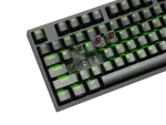KLAWIATURA DLA GRACZY GENESIS THOR 404 TKL US PODŚWIETLENIE RGB MECHANICZNA CZARNA KAILH BOX BROWN