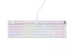 KLAWIATURA DLA GRACZY GENESIS THOR 404 US PODŚWIETLENIE RGB MECHANICZNA BIAŁA GATERON YELLOW PRO
