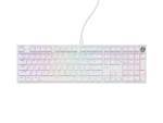 KLAWIATURA DLA GRACZY GENESIS THOR 404 US PODŚWIETLENIE RGB MECHANICZNA BIAŁA OUTEMU PEACH SILENT