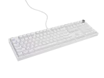 KLAWIATURA DLA GRACZY GENESIS THOR 404 US PODŚWIETLENIE RGB MECHANICZNA BIAŁA OUTEMU PEACH SILENT