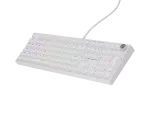 KLAWIATURA DLA GRACZY GENESIS THOR 404 US PODŚWIETLENIE RGB MECHANICZNA BIAŁA OUTEMU PEACH SILENT