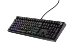 KLAWIATURA DLA GRACZY GENESIS THOR 404 US PODŚWIETLENIE RGB MECHANICZNA CZARNA OUTEMU PEACH SILENT