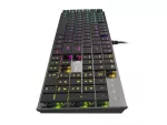 KLAWIATURA DLA GRACZY GENESIS THOR 420 RGB US PODŚWIETLENIE MECHANICZNA BLUE SWITCH SLIM