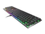KLAWIATURA DLA GRACZY GENESIS THOR 420 RGB US PODŚWIETLENIE MECHANICZNA BLUE SWITCH SLIM