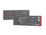 KLAWIATURA DLA GRACZY GENESIS THOR 420 RGB US PODŚWIETLENIE MECHANICZNA BLUE SWITCH SLIM