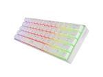 KLAWIATURA DLA GRACZY GENESIS THOR 660 G2 US WHITE BEZPRZEWODOWA RGB MECHANICZNA GATERON BROWN
