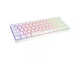 KLAWIATURA DLA GRACZY GENESIS THOR 660 G2 US WHITE BEZPRZEWODOWA RGB MECHANICZNA GATERON RED