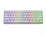 KLAWIATURA DLA GRACZY GENESIS THOR 660 US WHITE BEZPRZEWODOWA RGB MECHANICZNA GATERON BROWN
