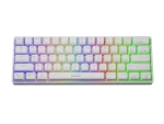 KLAWIATURA DLA GRACZY GENESIS THOR 660 US WHITE BEZPRZEWODOWA RGB MECHANICZNA GATERON BROWN