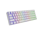 KLAWIATURA DLA GRACZY GENESIS THOR 660 US WHITE BEZPRZEWODOWA RGB MECHANICZNA GATERON BROWN