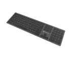 KLAWIATURA NATEC DOLPHIN CZ/SK BEZPRZEWODOWA BLUETOOTH + 2.4GHZ X-SCISSORS ALUMINIUM SLIM