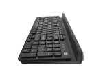 KLAWIATURA NATEC FELIMARE US BEZPRZEWODOWA BLUETOOTH + 2.4GHZ SLIM UCHWYT NA TELEFON/TABLET CZARNA