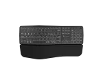KLAWIATURA NATEC PORIFERA US BEZPRZEWODOWA BLUETOOTH + 2.4GHZ X-SCISSOR PODŚWIETLENIE ERGONOMICZNA