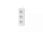LISTWA PRZEDŁUŻACZ LANBERG 1.5M 3X 230V PL KABEL WYKONANY Z PEŁNEJ MIEDZI BIAŁA