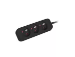 LISTWA PRZEDŁUŻACZ LANBERG 1.5M 3X 230V PL KABEL WYKONANY Z PEŁNEJ MIEDZI CZARNA