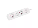 LISTWA PRZEDŁUŻACZ LANBERG 1.5M 4X 230V PL KABEL WYKONANY Z PEŁNEJ MIEDZI BIAŁA