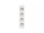 LISTWA PRZEDŁUŻACZ LANBERG 1.5M 4X 230V PL KABEL WYKONANY Z PEŁNEJ MIEDZI BIAŁA