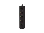 LISTWA PRZEDŁUŻACZ LANBERG 1.5M 5X 230V SCHUKO KABEL WYKONANY Z PEŁNEJ MIEDZI CZARNA