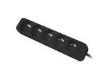 LISTWA PRZEDŁUŻACZ LANBERG 1M UPS 5X 230V PL CZARNA