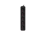 LISTWA PRZEDŁUŻACZ LANBERG 1M UPS 5X 230V PL CZARNA