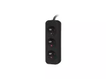 LISTWA PRZEDŁUŻACZ LANBERG 3M 3X 230V PL KABEL WYKONANY Z PEŁNEJ MIEDZI CZARNA