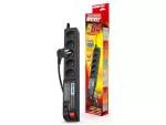 LISTWA ZASILAJĄCA ACAR 504W 1.8M 5X 230V PL CZARNA