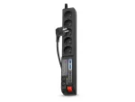 LISTWA ZASILAJĄCA ACAR 504WF 5M 5X 230V PL CZARNA