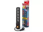 LISTWA ZASILAJĄCA ACAR F5 PRO 1.5M 5X 230V PL CZARNA