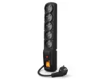 LISTWA ZASILAJĄCA ACAR F5 PRO 3M 5X 230V PL CZARNA