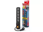 LISTWA ZASILAJĄCA ACAR F5 PRO 5M 5X 230V PL CZARNA