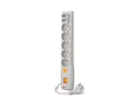 LISTWA ZASILAJĄCA ACAR P7 3M 5X 230V PL 2X EUROPLUG SZARA